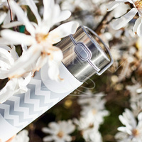 Termos JM z zaparzaczem `Geo White` 500ml